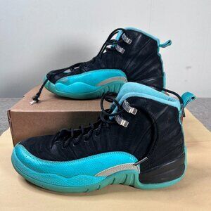 Jordan 12 Retro Hyper Jade Sneaker Shoes (GS) Kids 6.5Y 510815-017